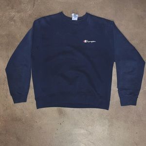 Blue Champion Crewneck made in usa